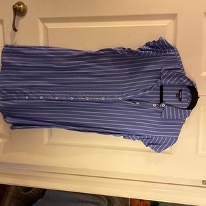 Blue stripped dress